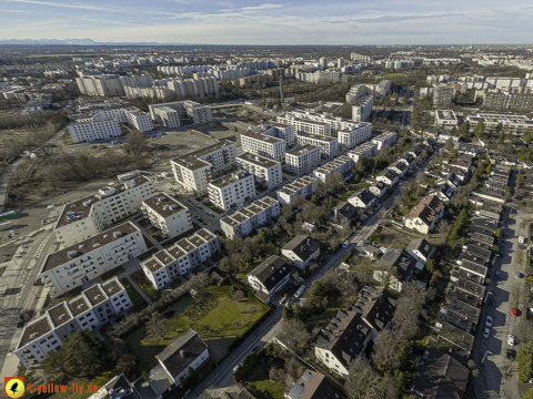 30.01.2024 - Baustelle Alexisquartier und Pandion Verde in Neuperlach