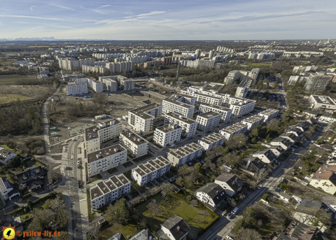 30.01.2024 - Baustelle Alexisquartier und Pandion Verde in Neuperlach