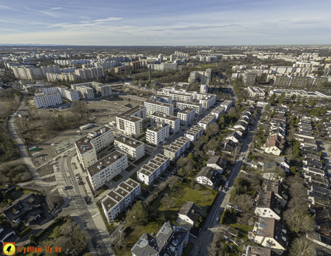 30.01.2024 - Baustelle Alexisquartier und Pandion Verde in Neuperlach