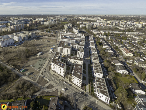 30.01.2024 - Baustelle Alexisquartier und Pandion Verde in Neuperlach