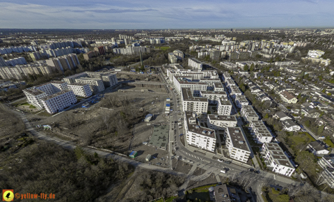 30.01.2024 - Baustelle Alexisquartier und Pandion Verde in Neuperlach