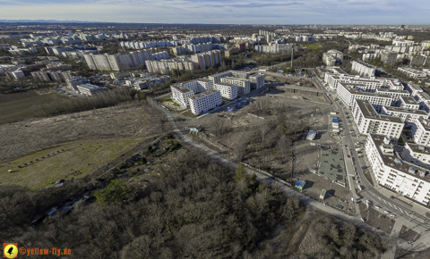 30.01.2024 - Baustelle Alexisquartier und Pandion Verde in Neuperlach