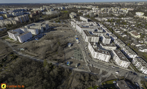 30.01.2024 - Baustelle Alexisquartier und Pandion Verde in Neuperlach