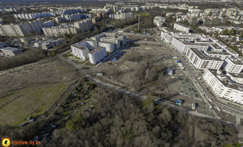 30.01.2024 - Baustelle Alexisquartier und Pandion Verde in Neuperlach
