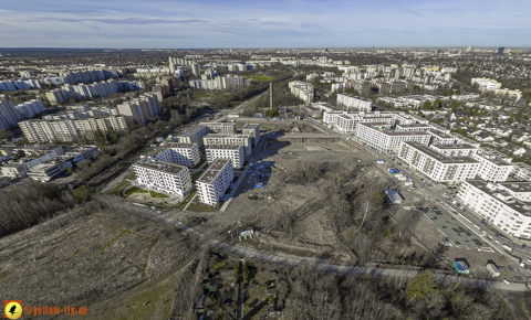30.01.2024 - Baustelle Alexisquartier und Pandion Verde in Neuperlach
