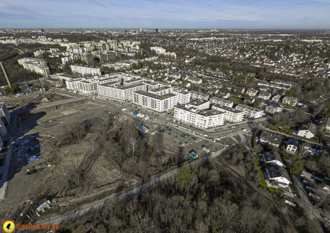30.01.2024 - Baustelle Alexisquartier und Pandion Verde in Neuperlach