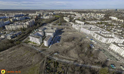 30.01.2024 - Baustelle Alexisquartier und Pandion Verde in Neuperlach