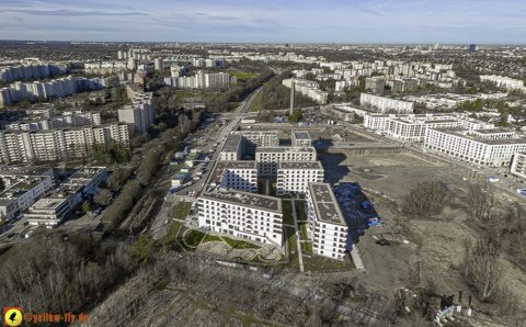30.01.2024 - Baustelle Alexisquartier und Pandion Verde in Neuperlach