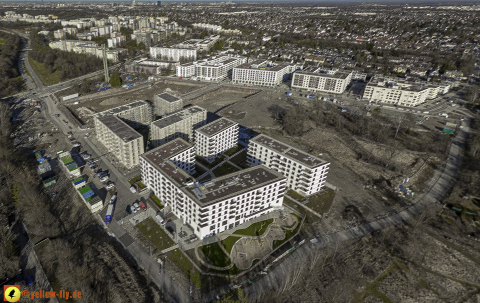 30.01.2024 - Baustelle Alexisquartier und Pandion Verde in Neuperlach