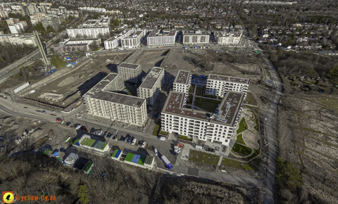 30.01.2024 - Baustelle Alexisquartier und Pandion Verde in Neuperlach