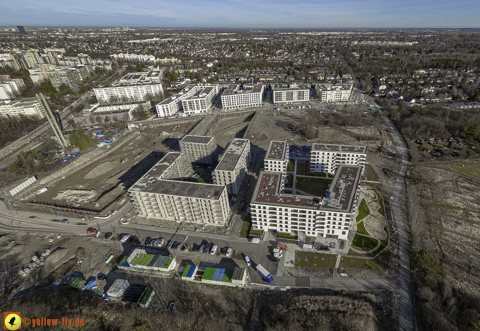 30.01.2024 - Baustelle Alexisquartier und Pandion Verde in Neuperlach
