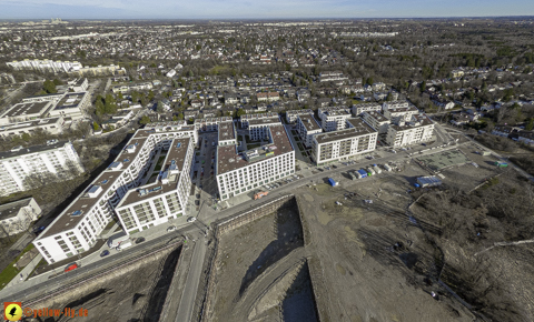 30.01.2024 - Baustelle Alexisquartier und Pandion Verde in Neuperlach