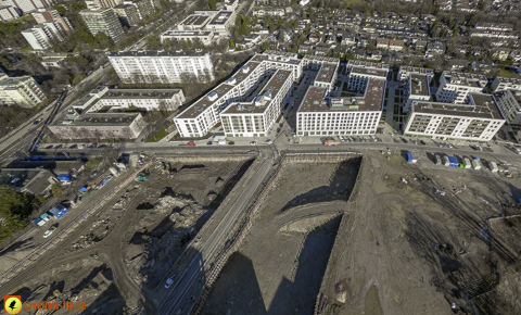 30.01.2024 - Baustelle Alexisquartier und Pandion Verde in Neuperlach