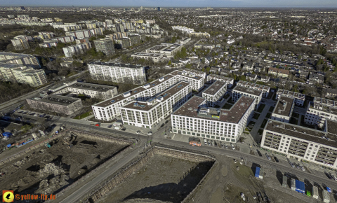 30.01.2024 - Baustelle Alexisquartier und Pandion Verde in Neuperlach