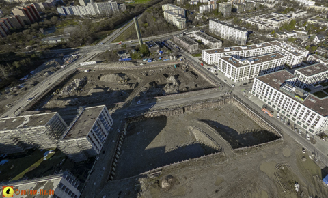 30.01.2024 - Baustelle Alexisquartier und Pandion Verde in Neuperlach