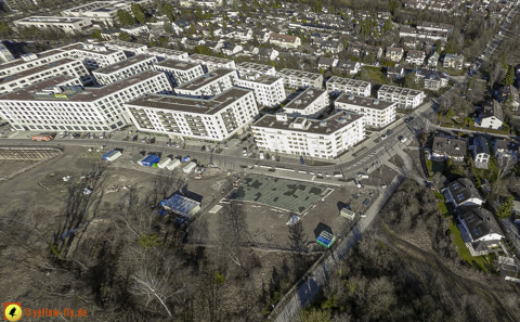 30.01.2024 - Baustelle Alexisquartier und Pandion Verde in Neuperlach