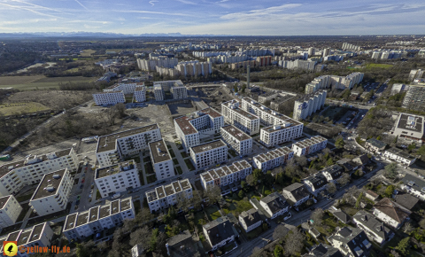 30.01.2024 - Baustelle Alexisquartier und Pandion Verde in Neuperlach