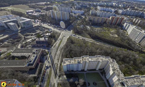 30.01.2024 - Baustelle Alexisquartier und Pandion Verde in Neuperlach
