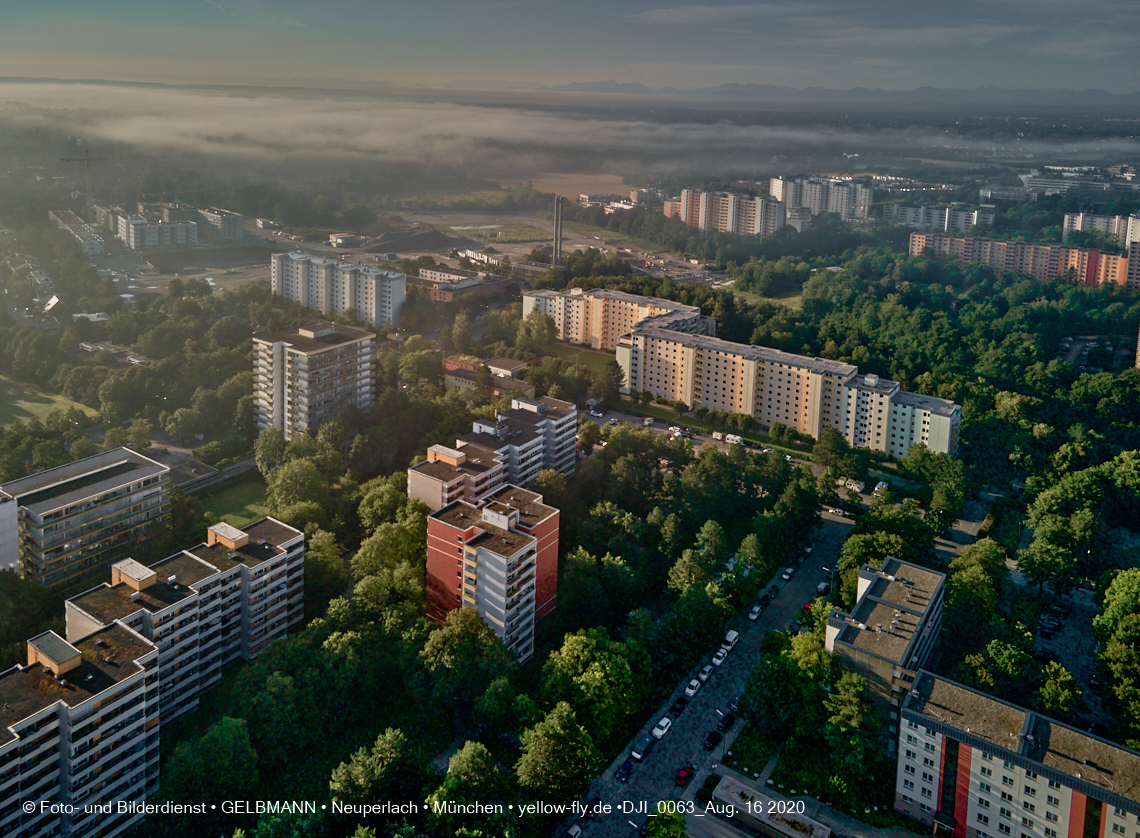 16.08.2020 - Rundumblick am Karl-Marx-Ring in Neuperlach