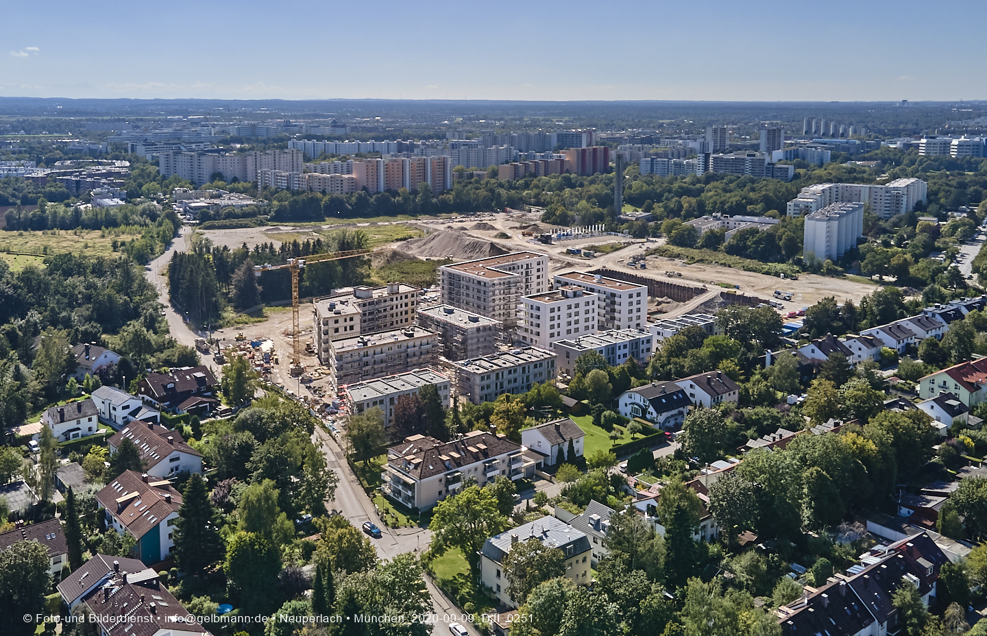 09.09.2020 - Baustelle Alexisqaurtier in Neuperlach
