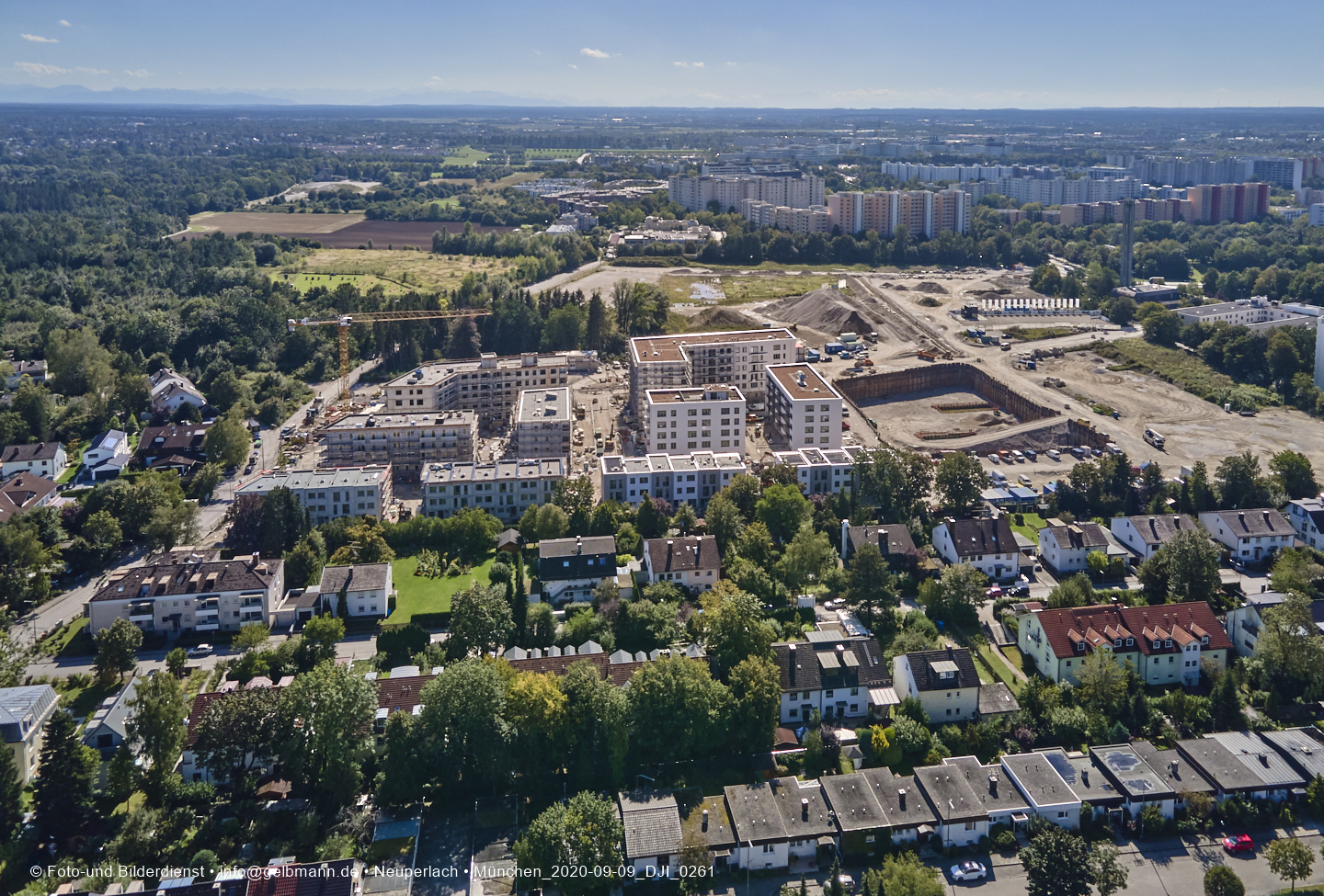 09.09.2020 - Baustelle Alexisqaurtier in Neuperlach