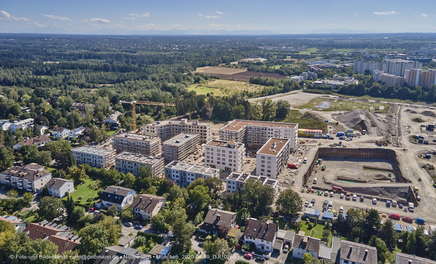 09.09.2020 - Baustelle Alexisqaurtier in Neuperlach