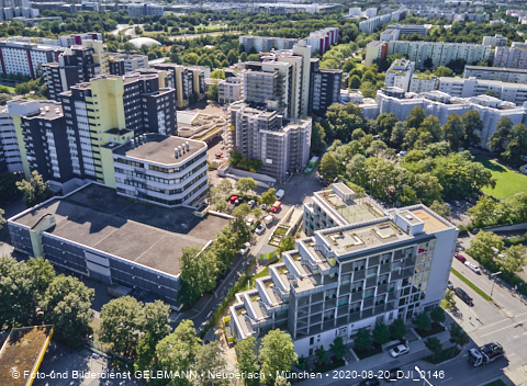 09.09.2020 - Luftbilder vom Karl-Marx-Ring 52-62 und Marx-Zentrum mit Umgebung
