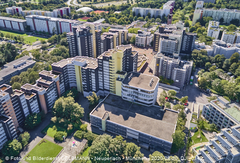 09.09.2020 - Luftbilder vom Karl-Marx-Ring 52-62 und Marx-Zentrum mit Umgebung