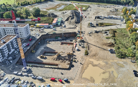 08.10.2020 - DEMOS-Baustelle Alexisquartier in Neuperlach 