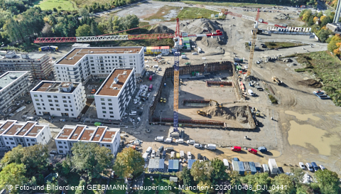 08.10.2020 - DEMOS-Baustelle Alexisquartier in Neuperlach 