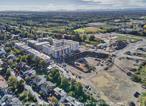08.10.2020 - DEMOS-Baustelle Alexisquartier in Neuperlach 