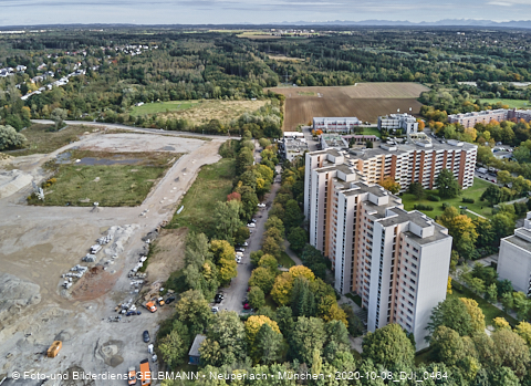 08.10.2020 - DEMOS-Baustelle Alexisquartier in Neuperlach 
