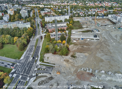 08.10.2020 - DEMOS-Baustelle Alexisquartier in Neuperlach 
