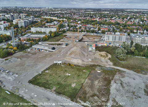 08.10.2020 - DEMOS-Baustelle Alexisquartier in Neuperlach 