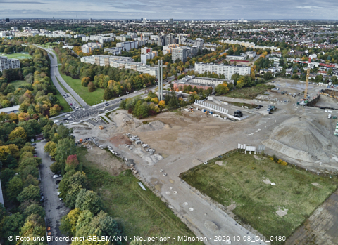 08.10.2020 - DEMOS-Baustelle Alexisquartier in Neuperlach 