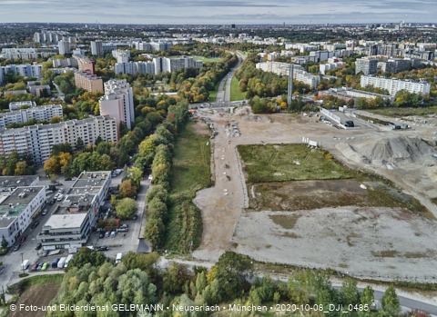 08.10.2020 - DEMOS-Baustelle Alexisquartier in Neuperlach 
