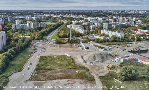 08.10.2020 - DEMOS-Baustelle Alexisquartier in Neuperlach 