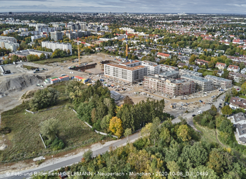 08.10.2020 - DEMOS-Baustelle Alexisquartier in Neuperlach 