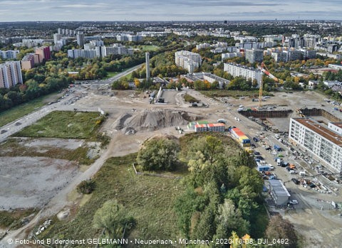 08.10.2020 - DEMOS-Baustelle Alexisquartier in Neuperlach 