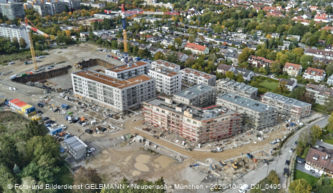 08.10.2020 - DEMOS-Baustelle Alexisquartier in Neuperlach 