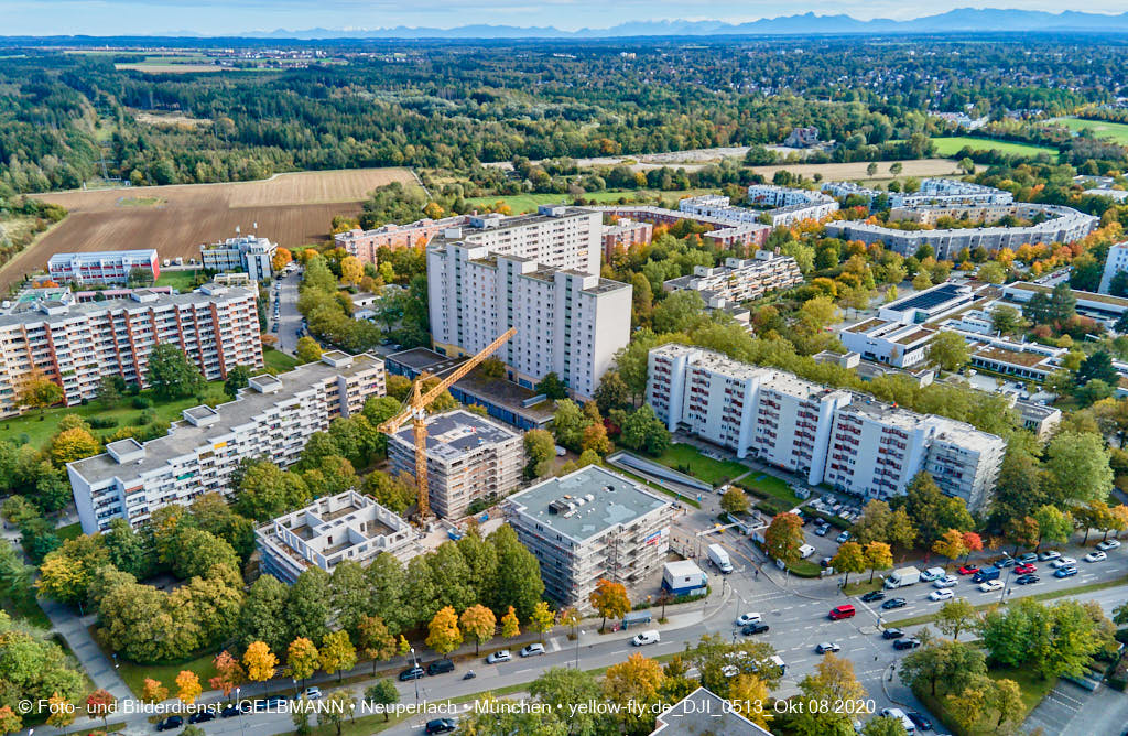 09.10.2020 - Aufstockungsbaustelle Oskar-Maria-Graf-Ring und Annette-Kolb-Anger