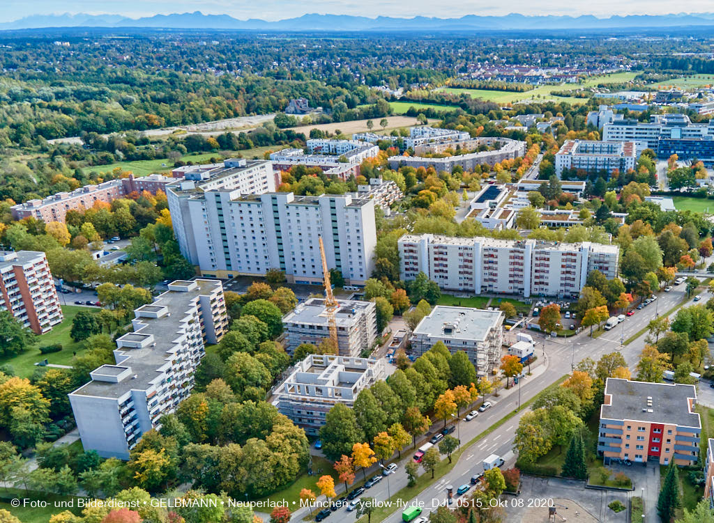 09.10.2020 - Aufstockungsbaustelle Oskar-Maria-Graf-Ring und Annette-Kolb-Anger