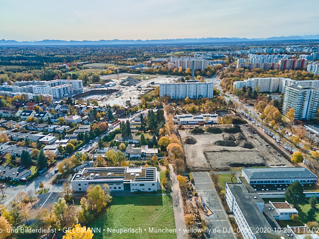 25.10.2020 - Baustelle zur neuen Grundschule am Karl-Marx-Ring