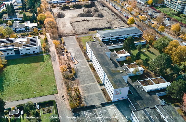 25.10.2020 - Baustelle zur neuen Grundschule am Karl-Marx-Ring