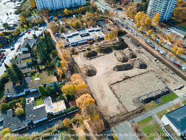 25.10.2020 - Baustelle zur neuen Grundschule am Karl-Marx-Ring