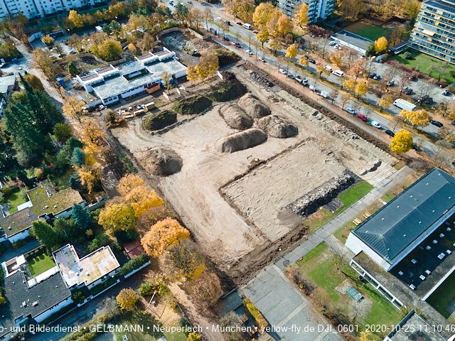 25.10.2020 - Baustelle zur neuen Grundschule am Karl-Marx-Ring