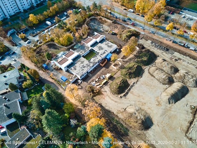 25.10.2020 - Baustelle zur neuen Grundschule am Karl-Marx-Ring