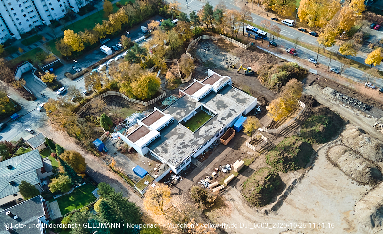 25.10.2020 - Baustelle zur neuen Grundschule am Karl-Marx-Ring
