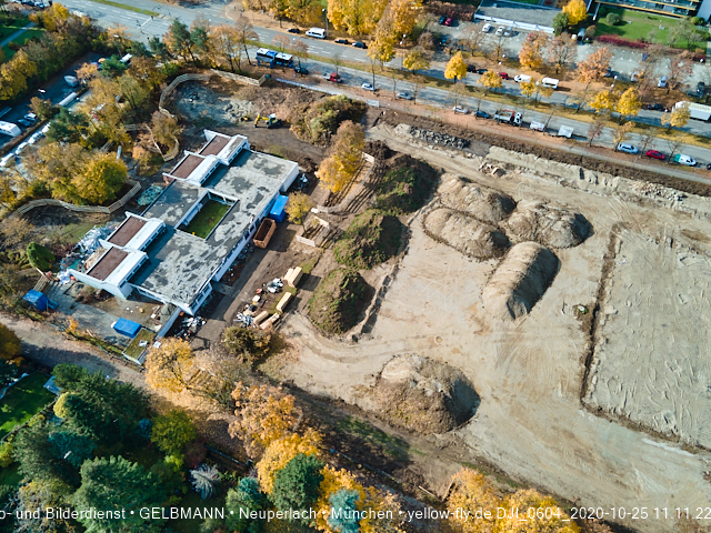 25.10.2020 - Baustelle zur neuen Grundschule am Karl-Marx-Ring