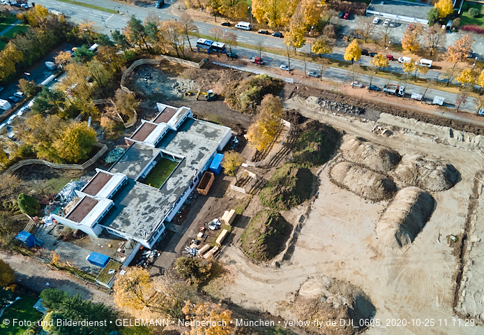 25.10.2020 - Baustelle zur neuen Grundschule am Karl-Marx-Ring